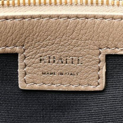 Khaite Pebbled Calfskin Medium Amelia Tote Taupe 6 of 13