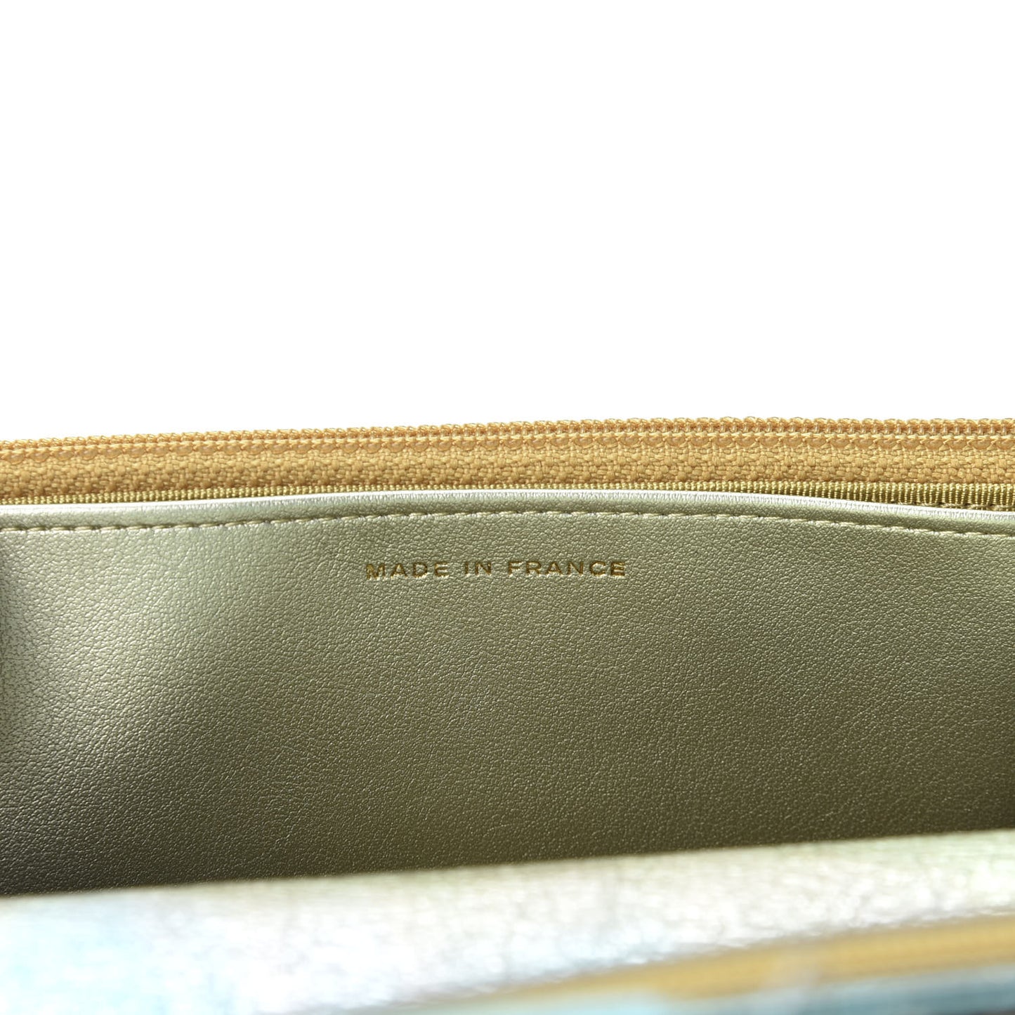 Metallic Goatskin Quilted 2.55 Reissue Wallet on Chain WOC Multicolor