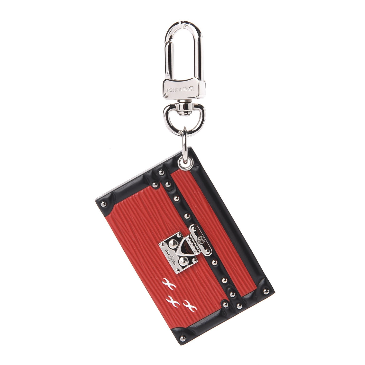 Louis Vuitton Epi Petite Malle Bag Charm Key Holder Red 1 of 3