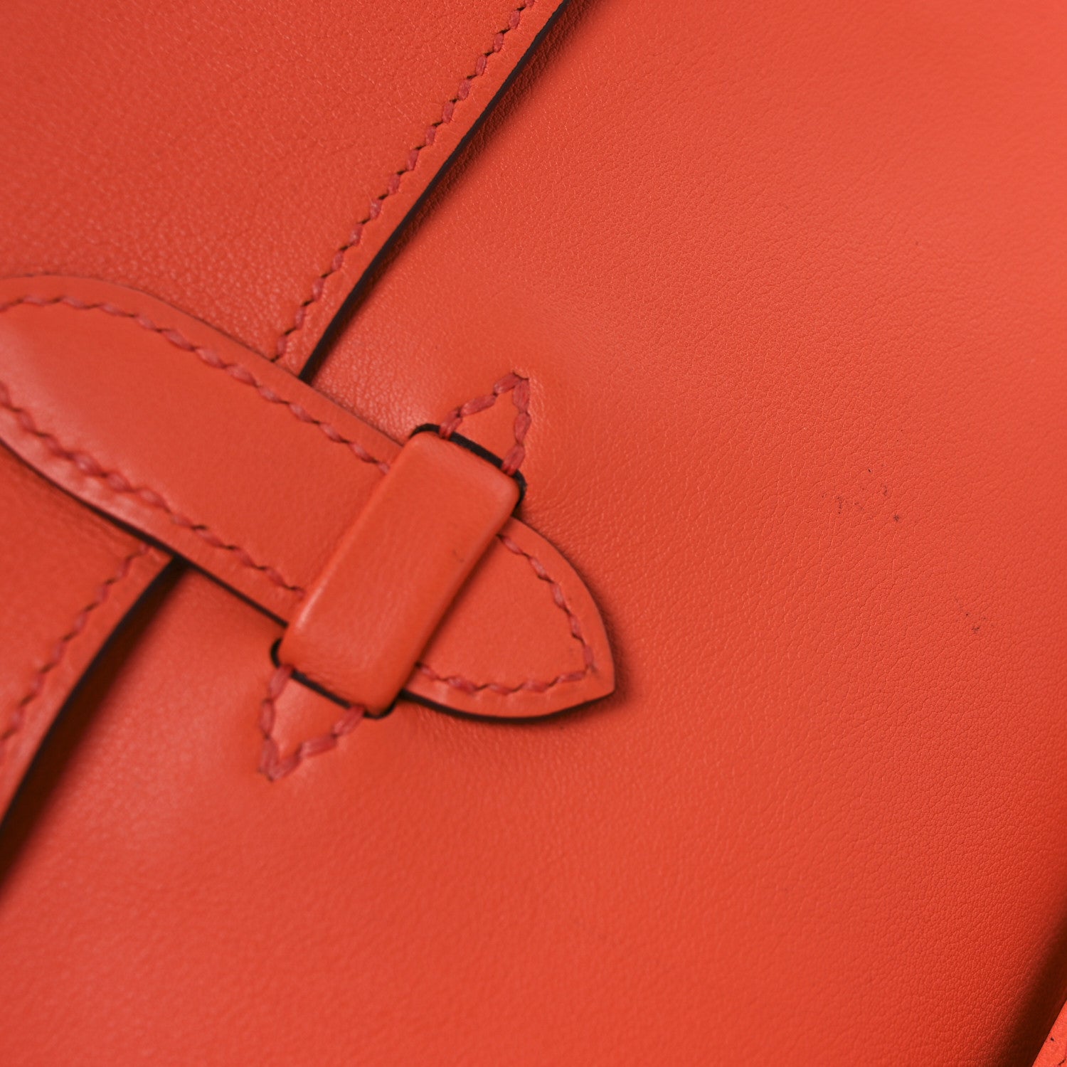 Hermes Evercolor Pliplat Clutch Orange 34 of 36