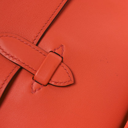 Hermes Evercolor Pliplat Clutch Orange 34 of 36