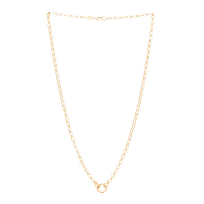 Foundrae 18K Yellow Gold Medium Belcher Open Chain Mini Chubby Annex Link Necklace 3 of 6