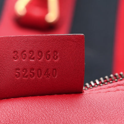 Gucci Soft Suede Web Large Jackie Hobo Red 8 of 12