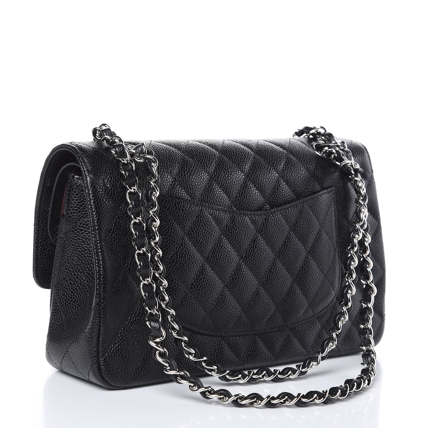 Chanel Caviar Quilted Medium Double Flap Black 3 of 10