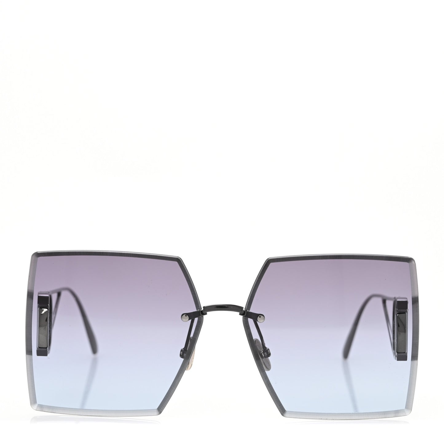 Square 30 Montaigne Sunglasses Black