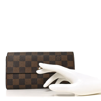 Louis Vuitton Damier Ebene Sarah Wallet 2 of 8