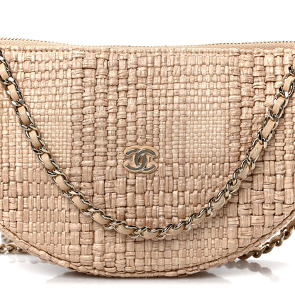 Chanel Raffia Other Shape With Chain Beige 7 of 10