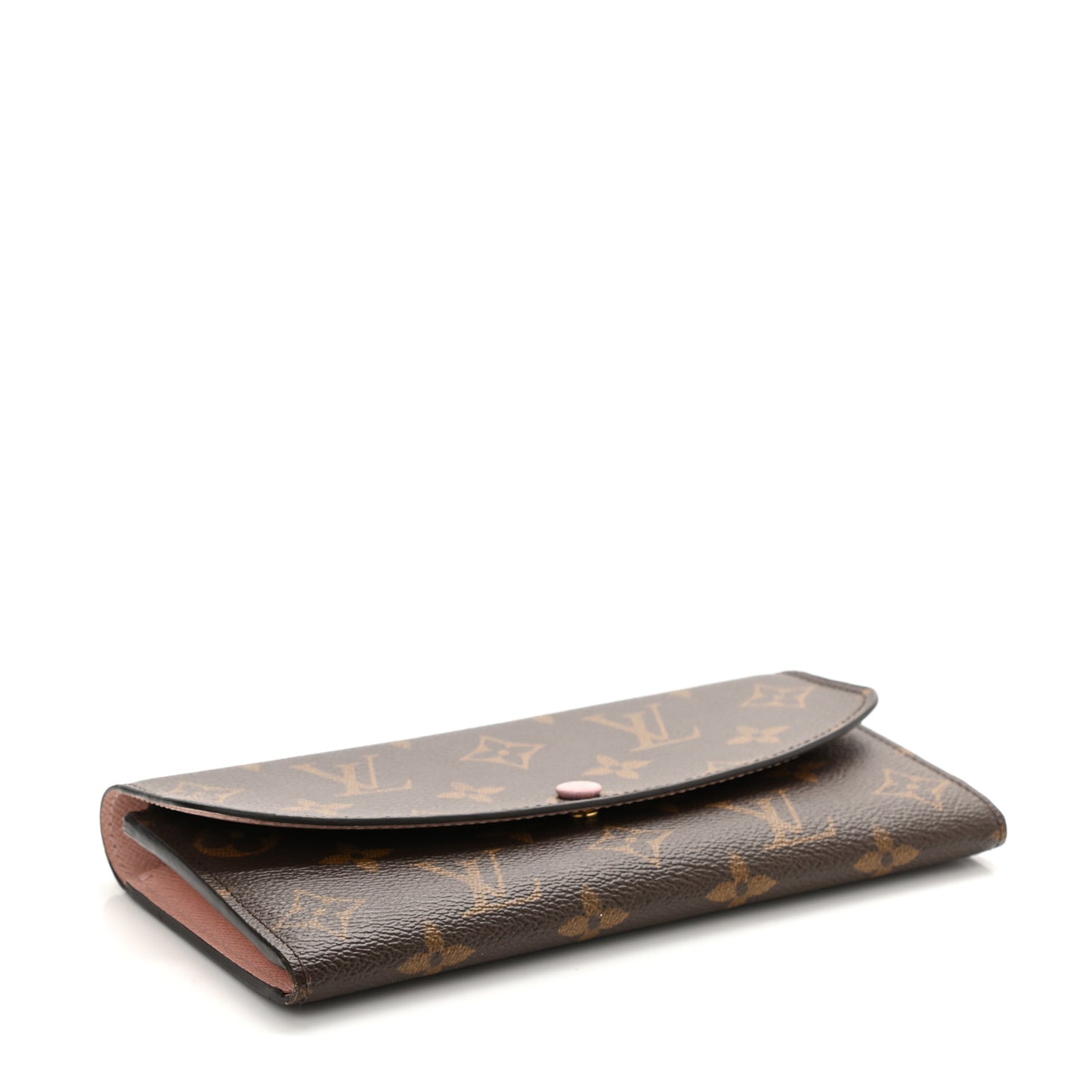 Monogram Emilie Wallet Rose Ballerine