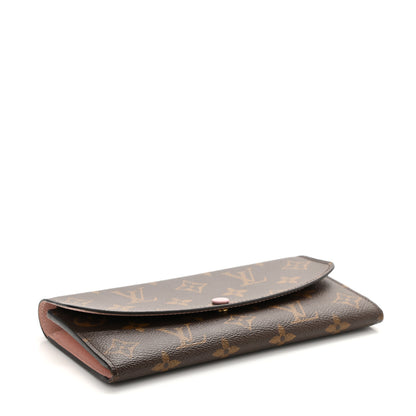 Louis Vuitton Monogram Emilie Wallet Rose Ballerine 8 of 14