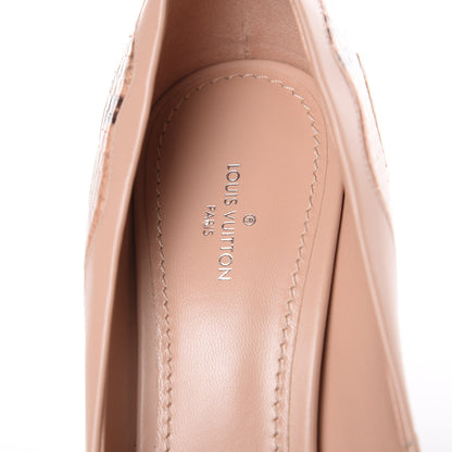 Louis Vuitton Calfskin Ayers First Lady Pumps 39 Blush 7 of 8