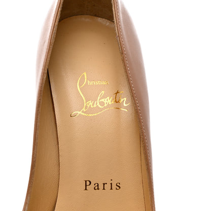 Christian Louboutin Shiny Calfskin Alta Vicky 160 Pumps 35 Nude 6 of 10