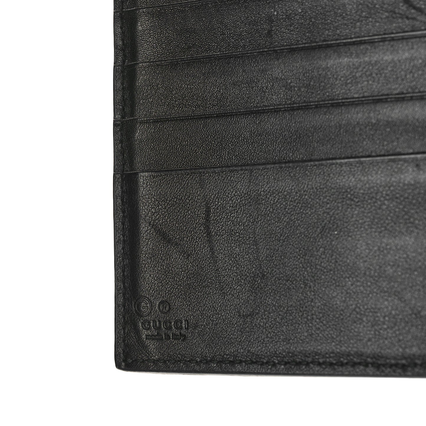 Microguccissima Passport Case Black