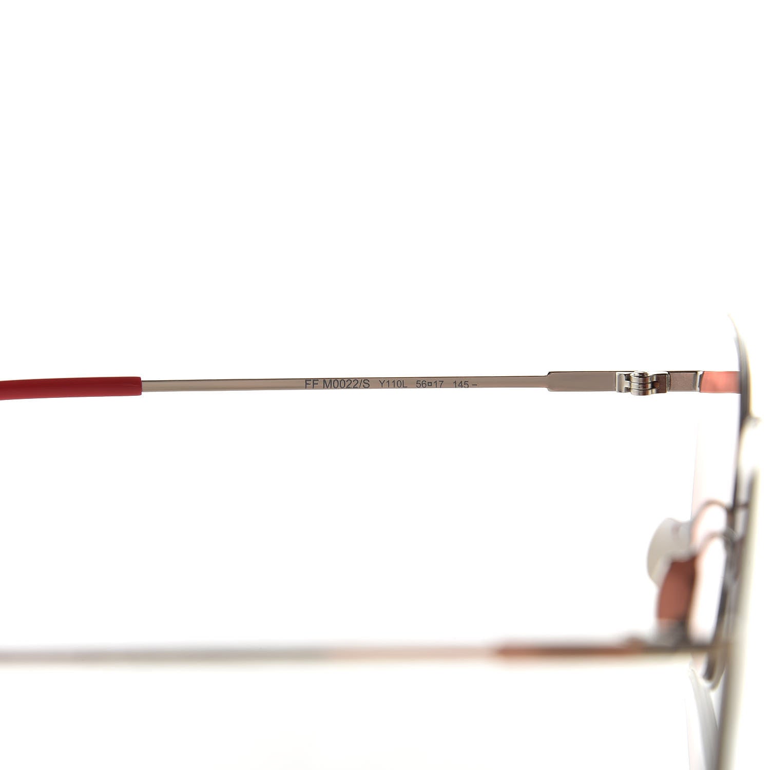 Fendi Metal Aviator Sunglasses FFM0022/S Red 5 of 8