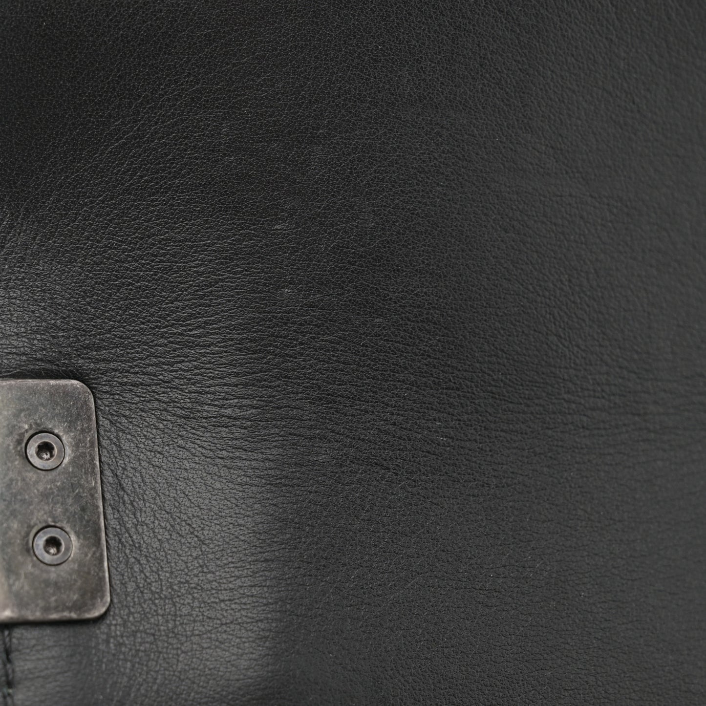 Calfskin Pleated Small Boy In Rome Flap Black White