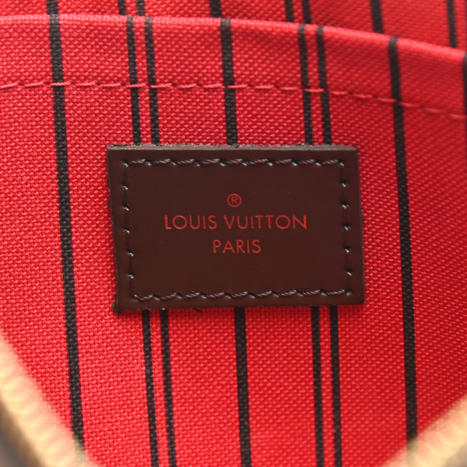 Louis Vuitton Damier Ebene Neverfull MM GM Pochette 6 of 7
