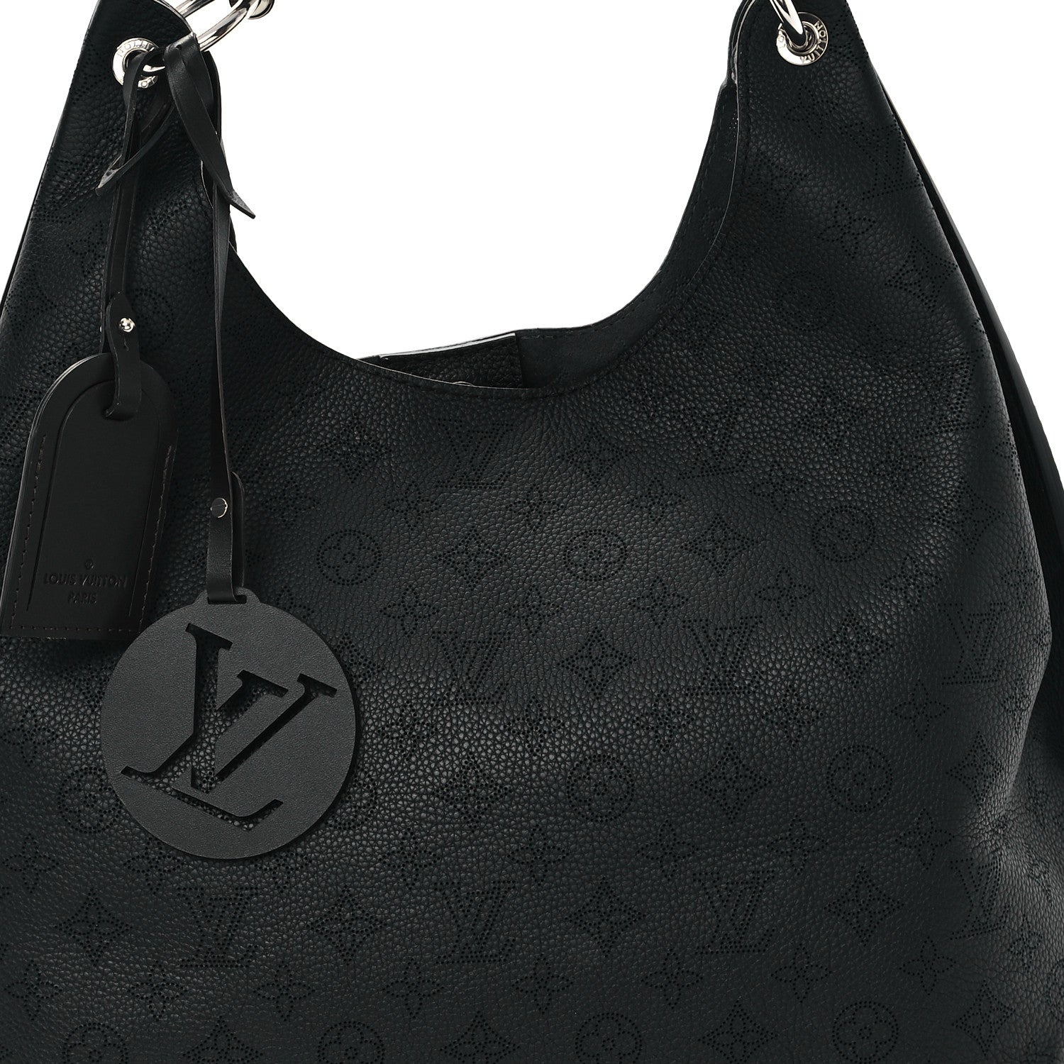 Louis Vuitton Mahina Carmel Hobo Black 7 of 11