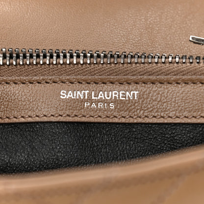 Saint Laurent Sheepskin Matelasse Chevron Monogram Medium College Bag Fard 6 of 11