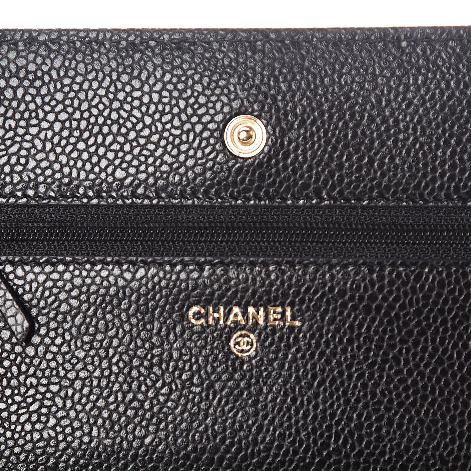 Chanel Caviar Quilted Wallet On Chain WOC Black 8 of 11