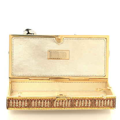 Judith Leiber Crystal Lion Pedestal Minaudiere Clutch 5 of 10