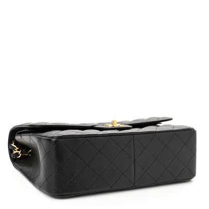 Chanel Caviar Quilted Jumbo Double Flap Black 4 of 11
