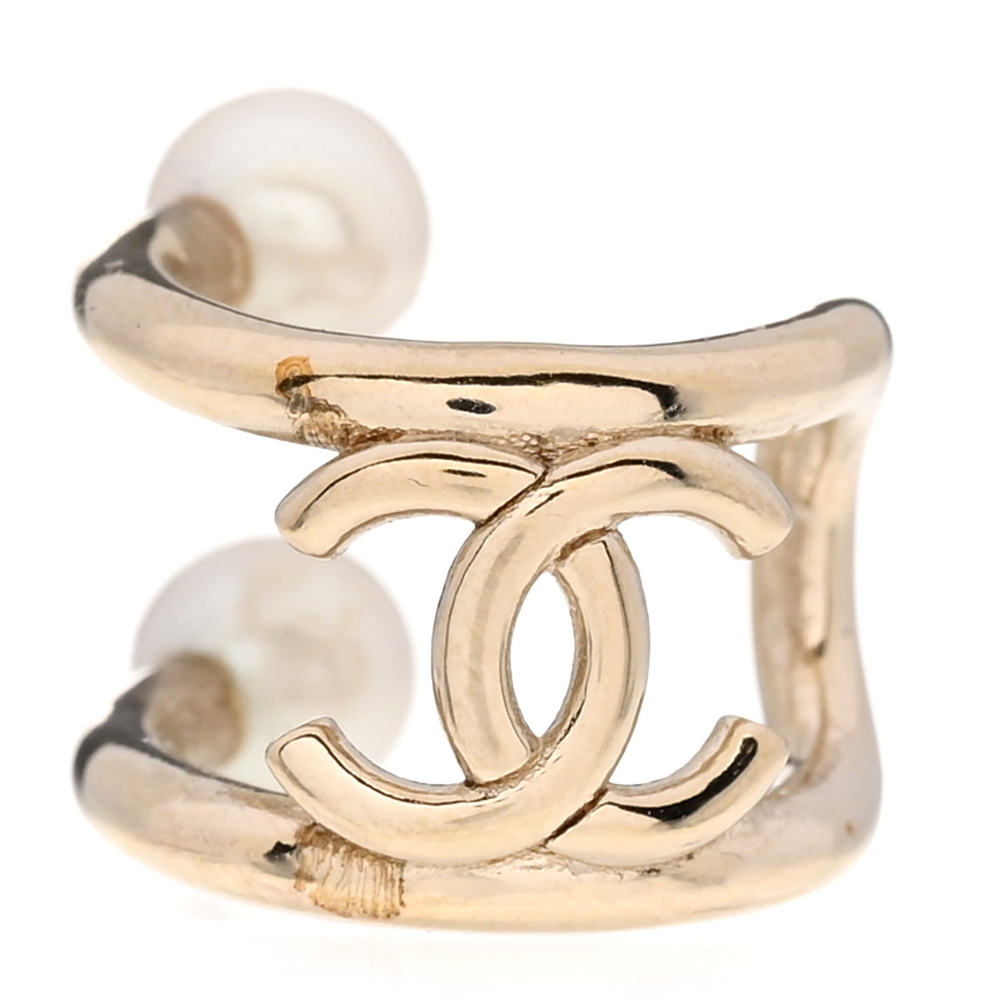 Pearl CC Single Ear Cuff Gold