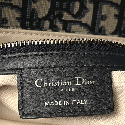 Christian Dior Oblique Saddle Bag Blue 6 of 10