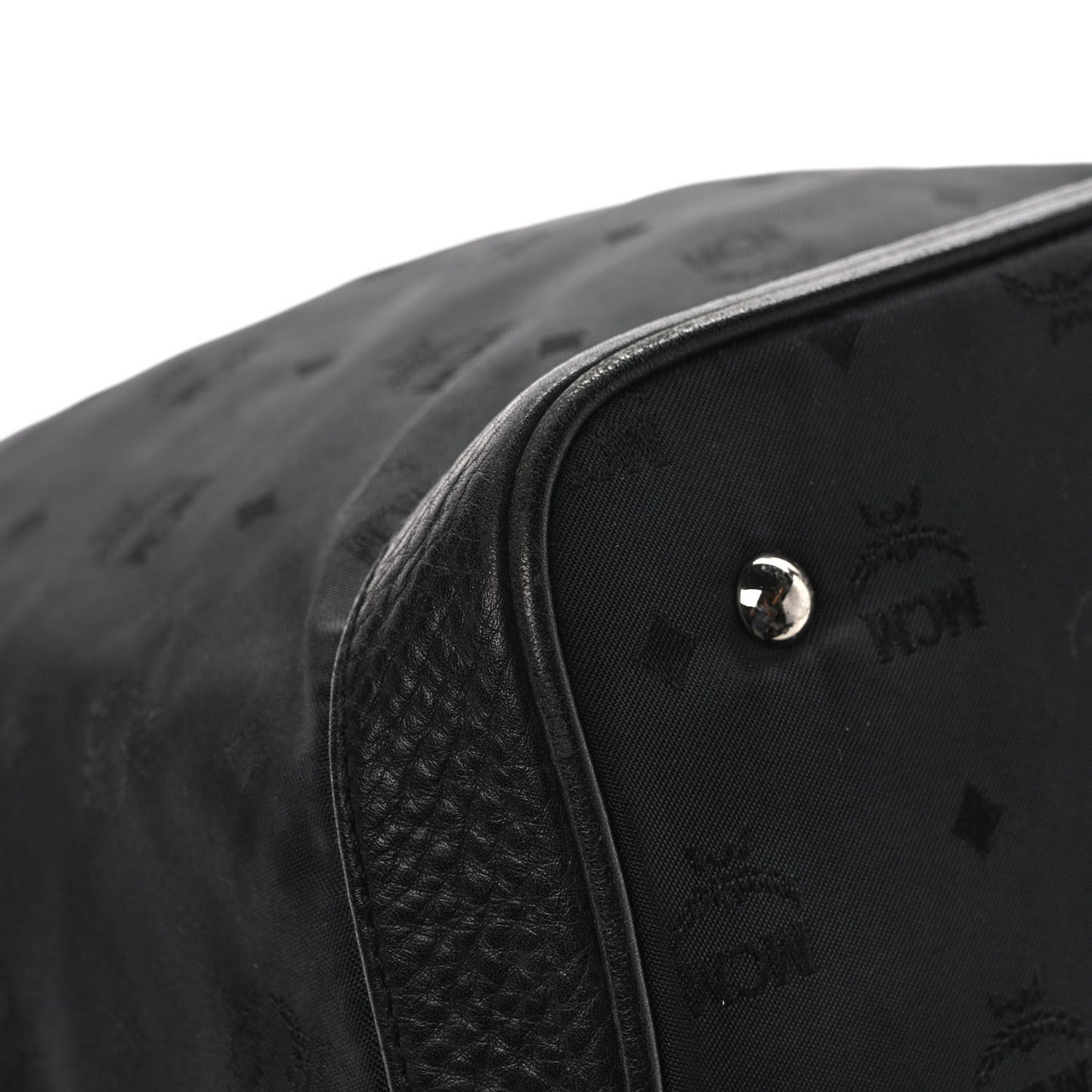 Nylon Monogram Bucket Black