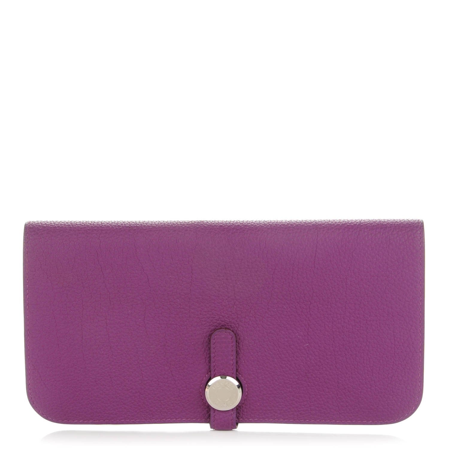 Hermes Togo Dogon Recto Verso Wallet Ultraviolet 1 of 8