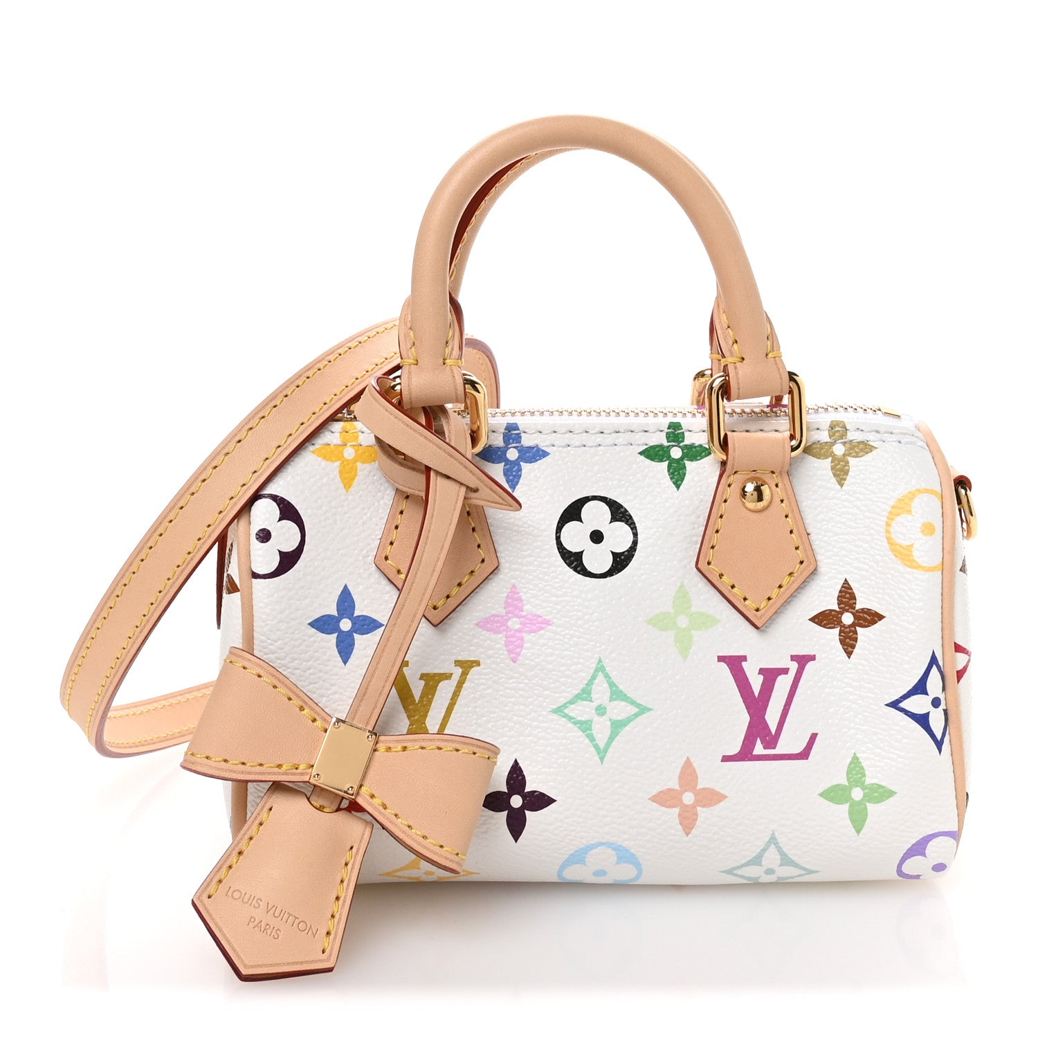 Louis Vuitton LV X TM Monogram Multicolor Nano Speedy White