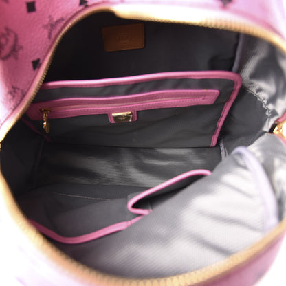 MCM Visetos Medium Side Studs Stark Backpack Pink 4 of 9
