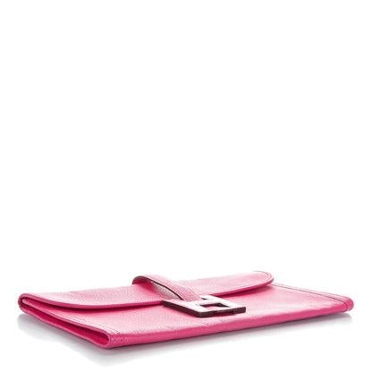 Hermes Chèvre Mysore Jige Elan 29 Clutch Fuchsia 4 of 8