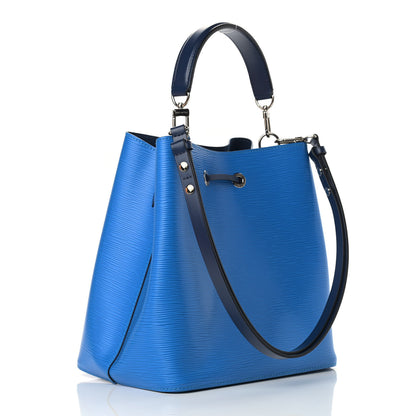Louis Vuitton Epi NeoNoe MM Lazuli Navy 3 of 11