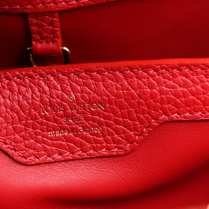 Louis Vuitton Taurillon Capucines PM Rubis 6 of 10
