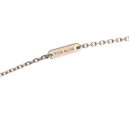 Van Cleef & Arpels 18K Yellow Gold Mother of Pearl Sweet Alhambra Pendant Necklace 5 of 6
