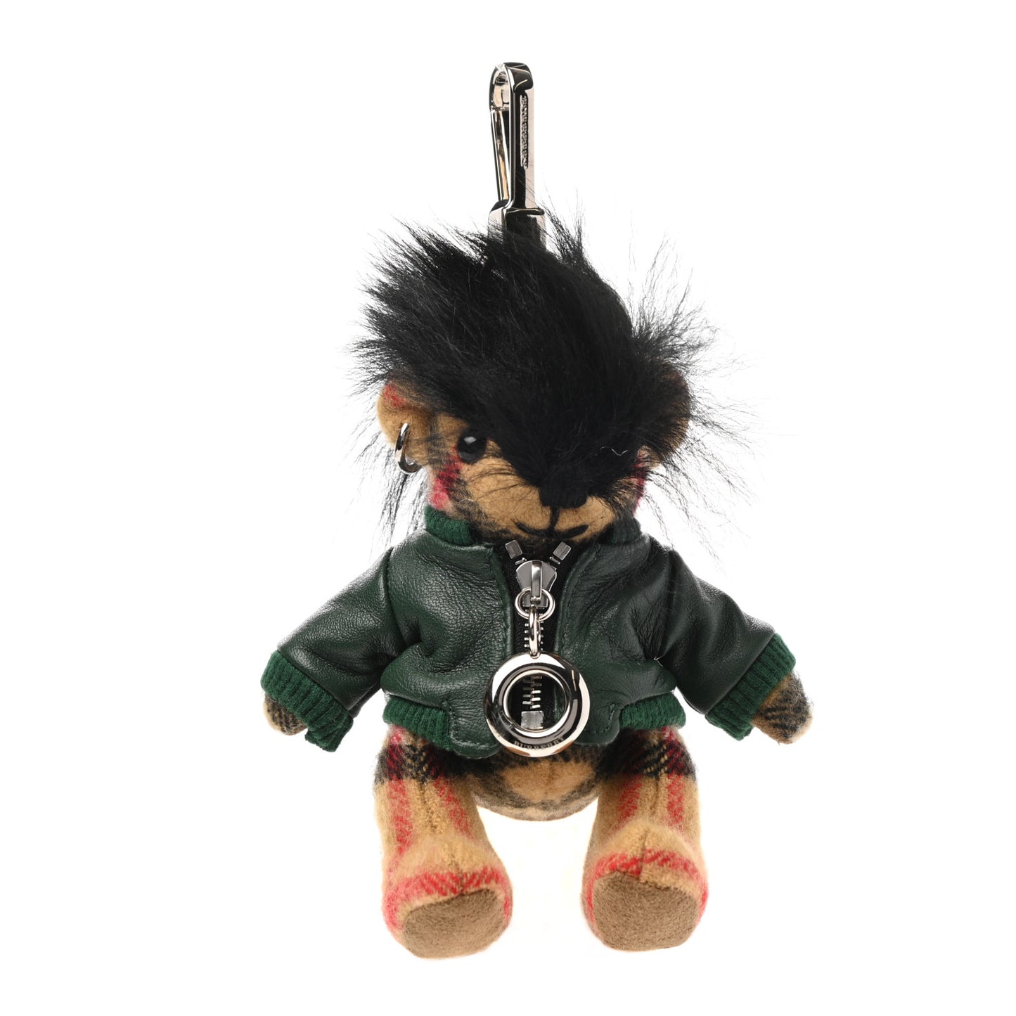 Cashmere Thomas Biker Teddy Bear Keychain Charm Antique Yellow