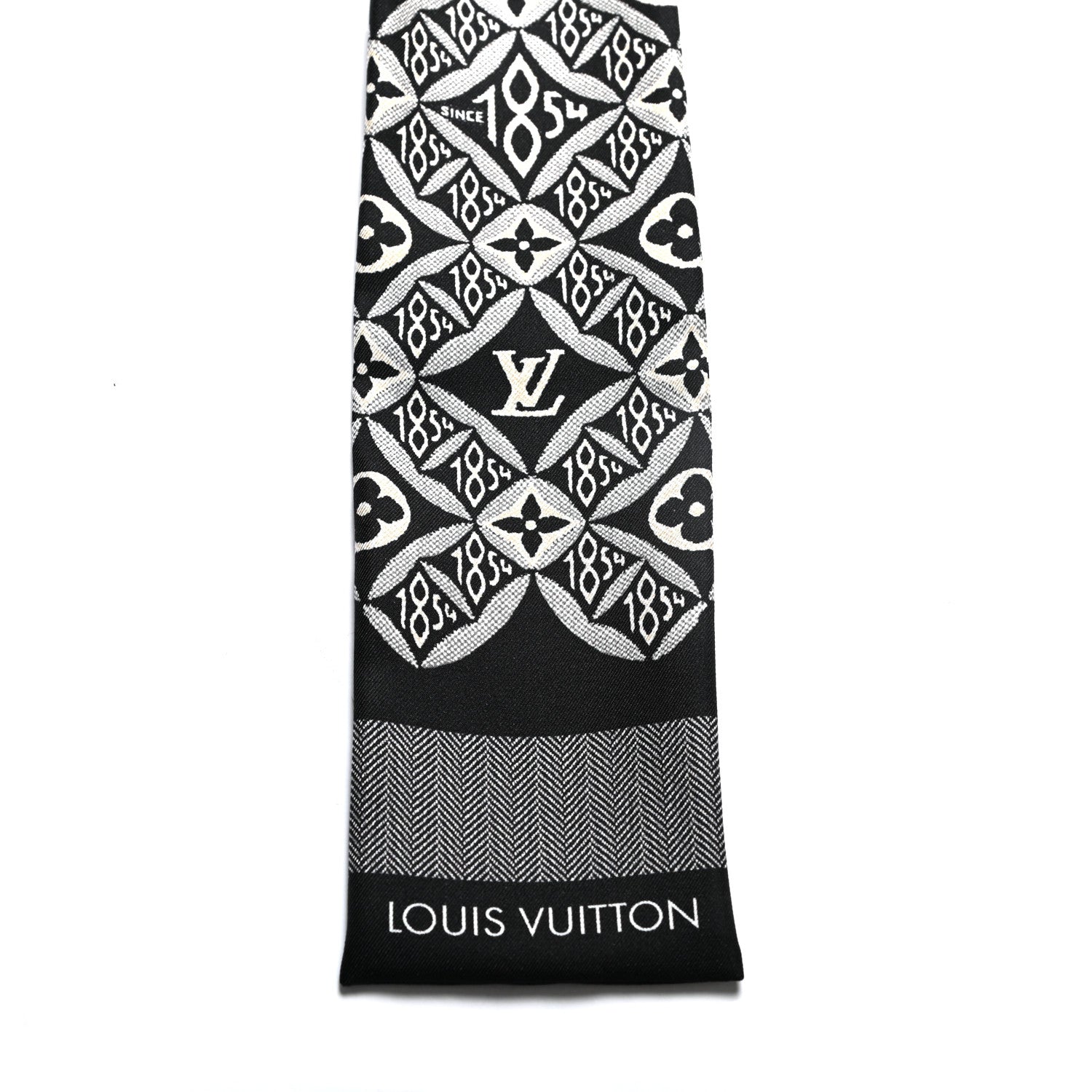 Louis Vuitton Silk Since 1854 Bandeau Gris 3 of 3