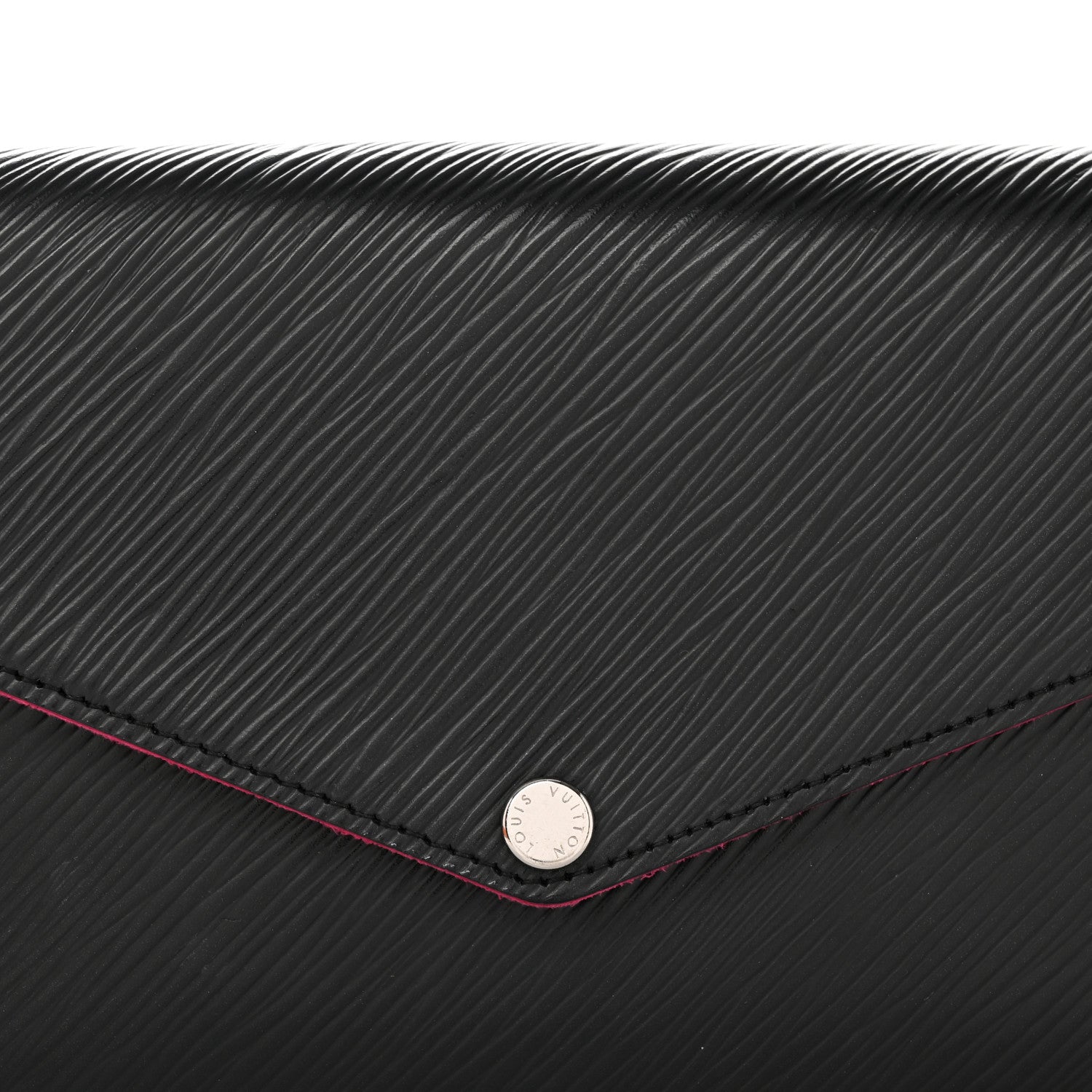 Louis Vuitton Epi Pochette Felicie Black Hot Pink 9 of 14