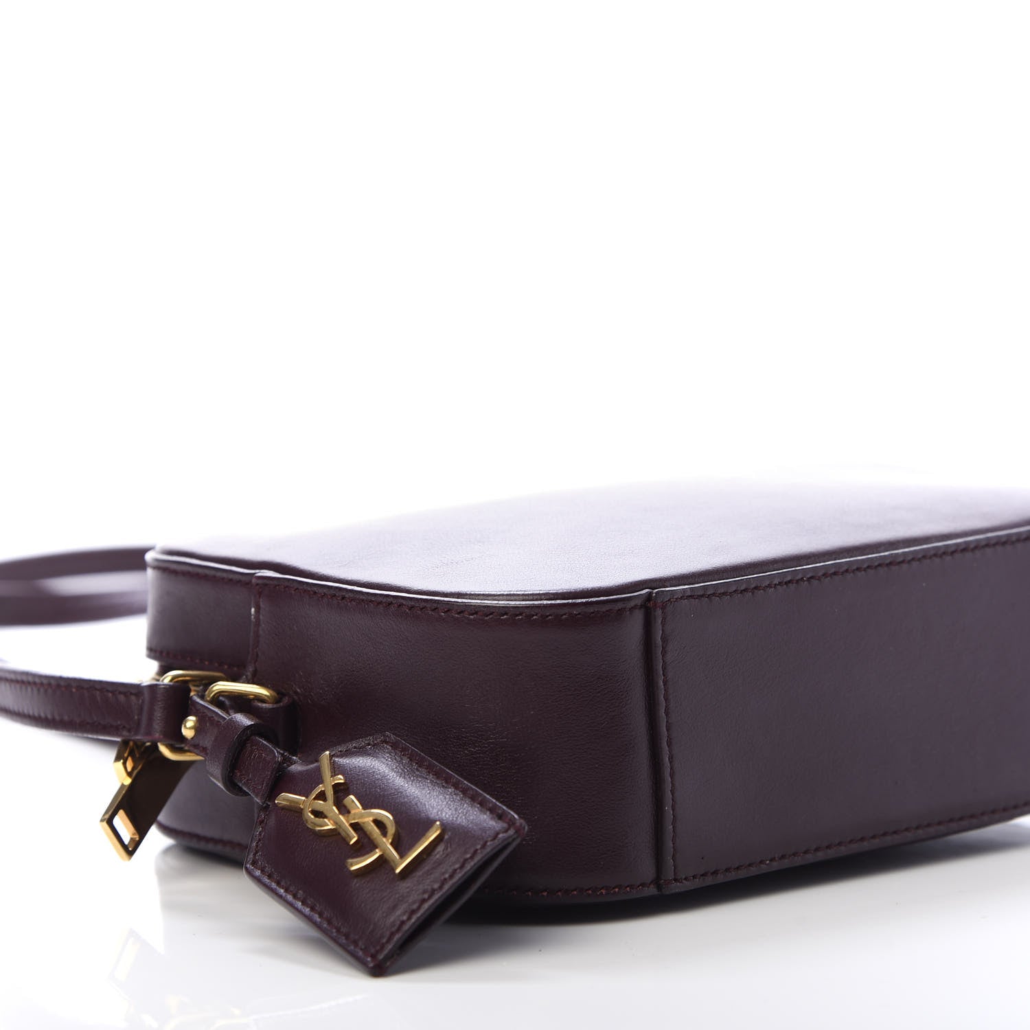 Saint Laurent Calfskin Small Classic Monogram Camera Bag Bordeaux 6 of 11