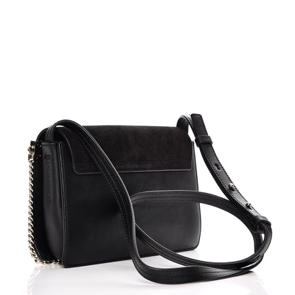 Chloe Suede Calfskin Small Faye Shoulder Bag Black 3 of 10