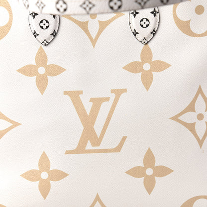 Louis Vuitton Monogram Giant Onthego GM Kaki Beige 9 of 9