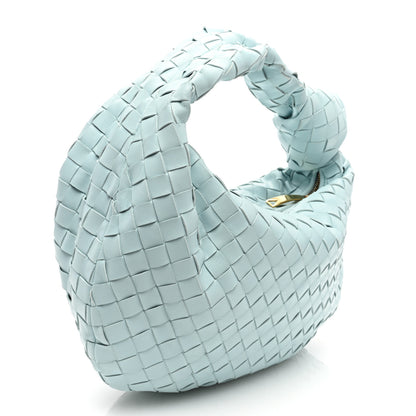 Bottega Veneta Nappa Intrecciato Mini Jodie Teal Washed 3 of 10
