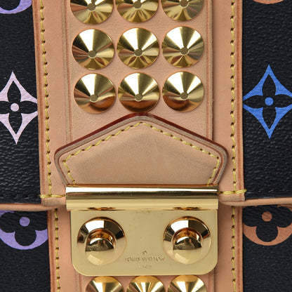 Louis Vuitton Monogram Multicolor Courtney Clutch Black 10 of 10