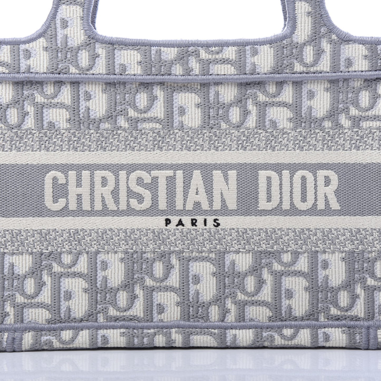 Oblique Mini Book Tote Grey Multicolor