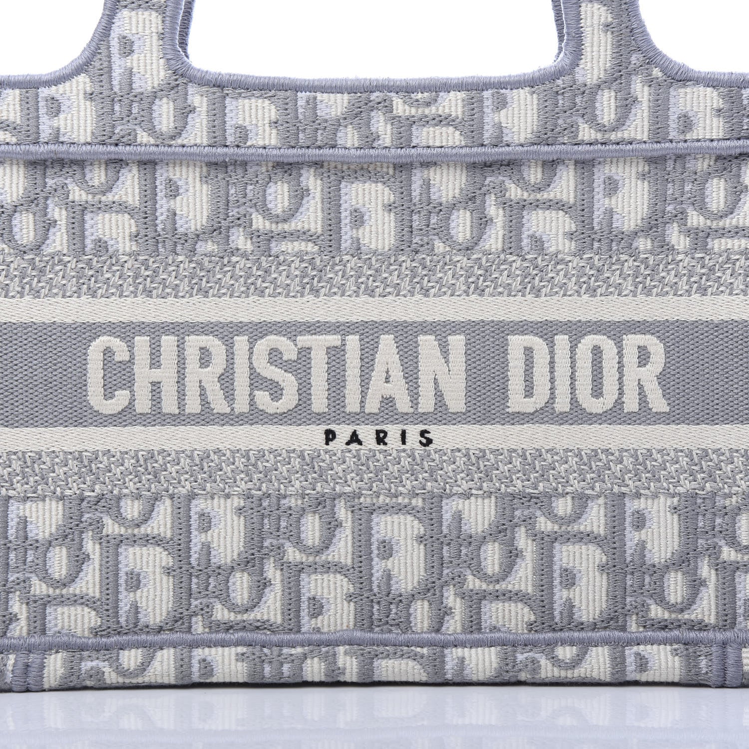 Christian Dior Oblique Mini Book Tote Grey Multicolor 9 of 9