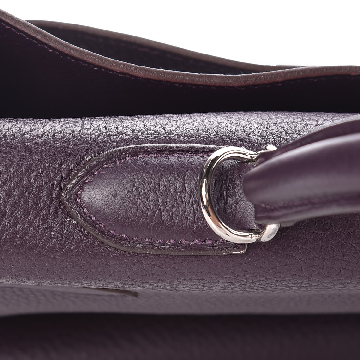 Hermes Togo Kelly Retourne 35 Raisin 34 of 51