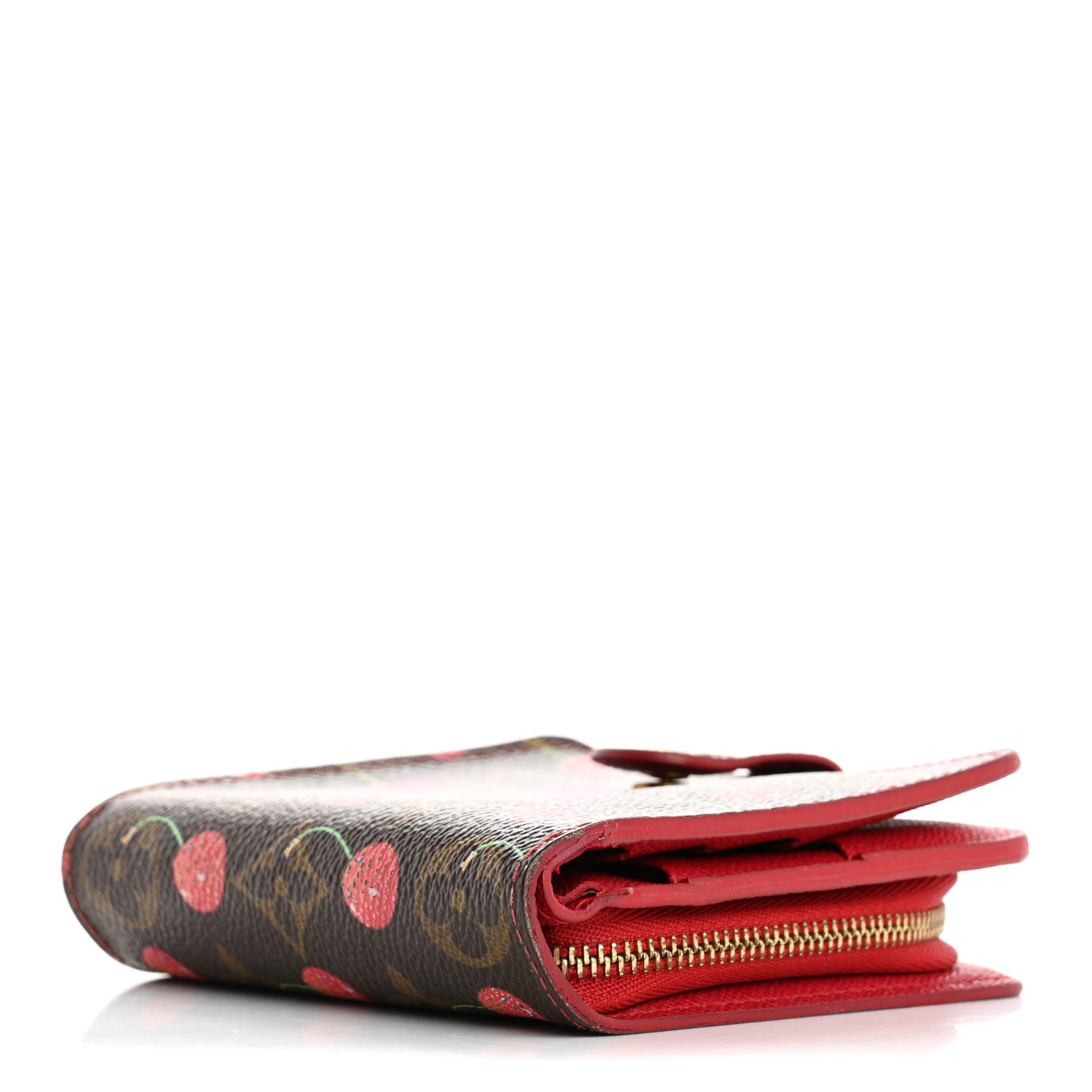 Louis Vuitton Monogram Cerises Compact Zippe Wallet 4 of 14