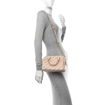 Louis Vuitton Empreinte Monogram Summer Stardust Speedy Bandouliere 20 Beige Clair 2 of 10