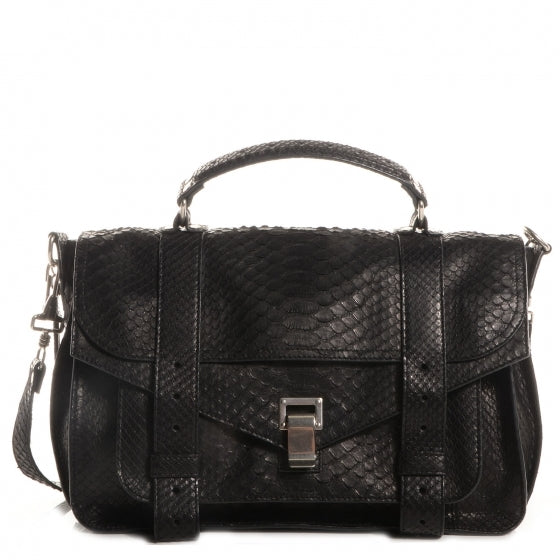 Python PS1 Medium Satchel Black