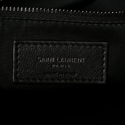 Saint Laurent Crinkled Calfskin Matelasse Monogram Large Niki Shopper Tote Black 6 of 12