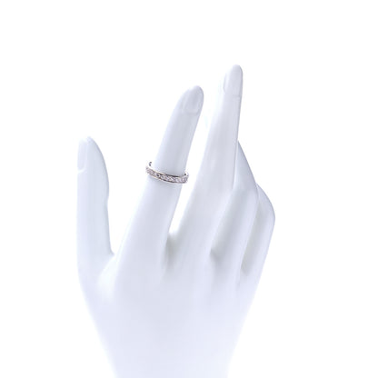 Cartier 18K White Gold Diamond Ballerine Wedding Band Ring 49 5 2 of 8